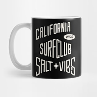 Surf Club lettering Mug